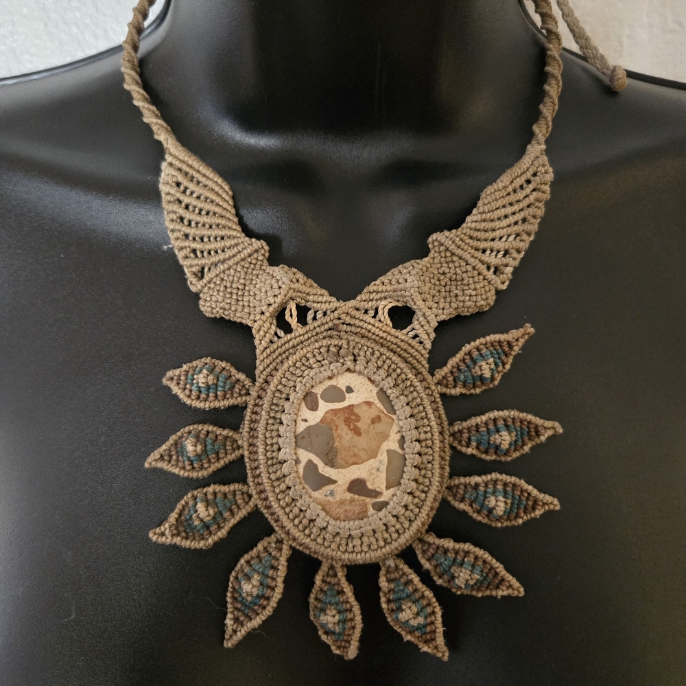 Unique Macrame Necklace